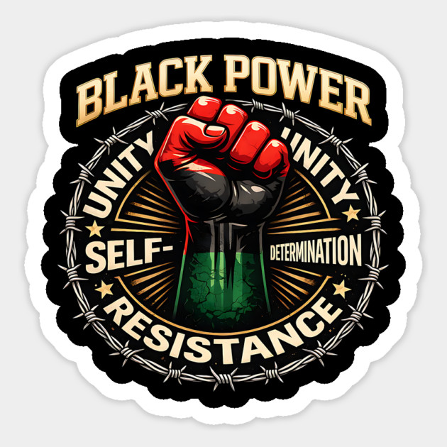 Black Power Fist – Unity, Resistance & Self-Determination Magnet by UrbanLifeApparel