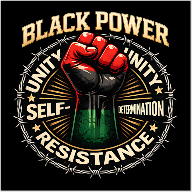 Black Power Fist – Unity, Resistance & Self-Determination Wall Art by UrbanLifeApparel