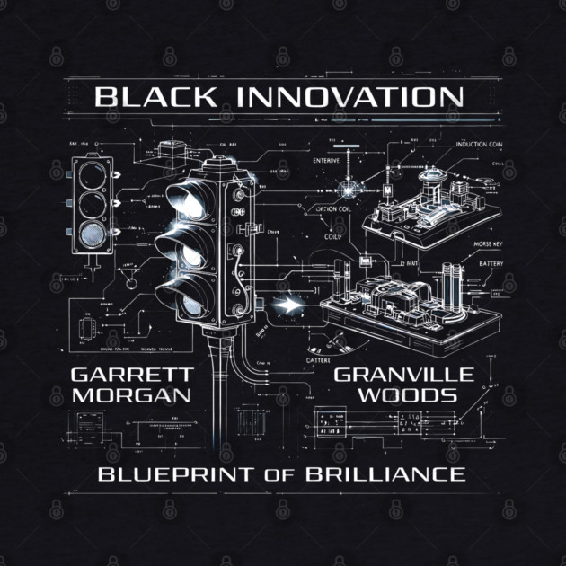 Black Innovation Blueprint – Garrett Morgan & Granville Woods by UrbanLifeApparel