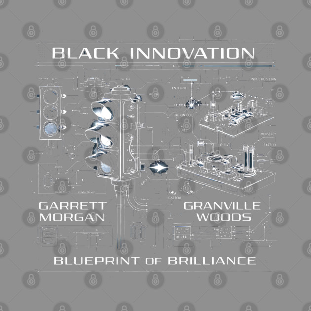 Black Innovation Blueprint – Garrett Morgan & Granville Woods by UrbanLifeApparel