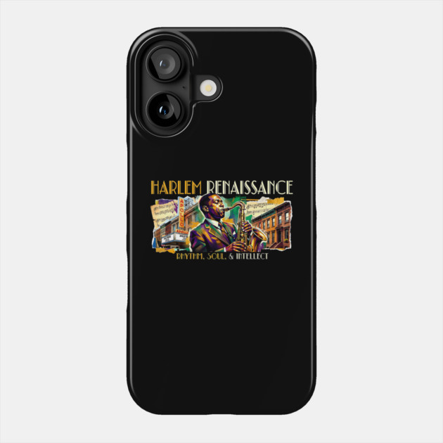 Harlem Renaissance – Rhythm, Soul & Intellect Jazz Art Phone Case by UrbanLifeApparel