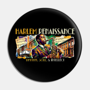 Harlem Renaissance – Rhythm, Soul & Intellect Jazz Art Pin