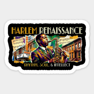 Harlem Renaissance – Rhythm, Soul & Intellect Jazz Art Sticker