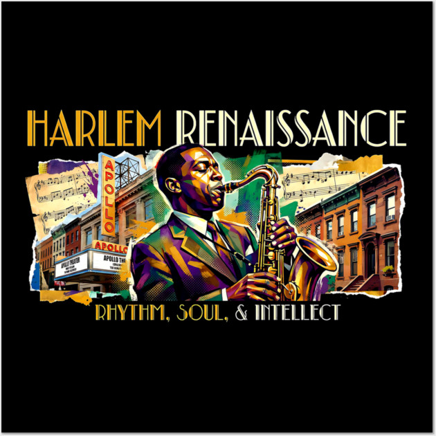 Harlem Renaissance – Rhythm, Soul & Intellect Jazz Art Wall Art by UrbanLifeApparel