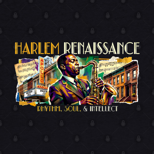Harlem Renaissance – Rhythm, Soul & Intellect Jazz Art by UrbanLifeApparel