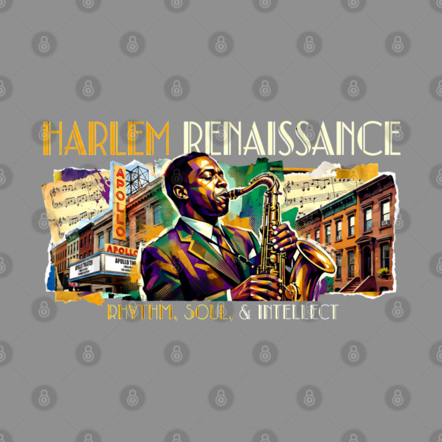 Harlem Renaissance – Rhythm, Soul & Intellect Jazz Art by UrbanLifeApparel