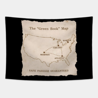 The Green Book Map – Safe Passage Guaranteed History Tapestry