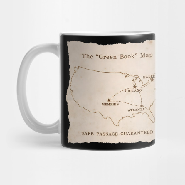 The Green Book Map – Safe Passage Guaranteed History by UrbanLifeApparel