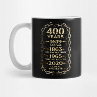 400 Years Timeline – 1619 Arrival to 2020 Global Protests Mug