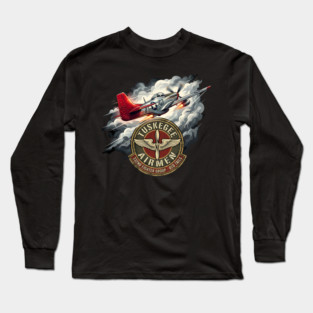 Tuskegee Airmen – Red Tails 332nd Fighter Group Tribute Long Sleeve T-Shirt