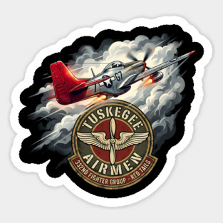 Tuskegee Airmen – Red Tails 332nd Fighter Group Tribute Sticker