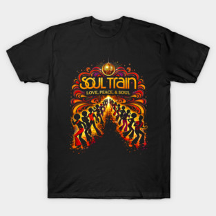 Soul Train – Love, Peace, & Soul 70s Disco Tribute T-Shirt