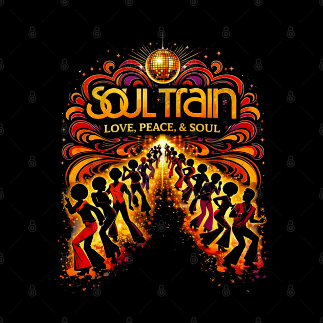 Soul Train – Love, Peace, & Soul 70s Disco Tribute by UrbanLifeApparel