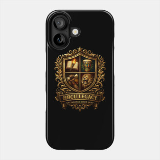 HBCU Legacy Crest – Excellence Since 1837 Phone Case