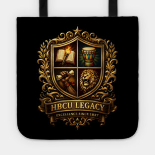 HBCU Legacy Crest – Excellence Since 1837 Tote