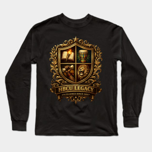 HBCU Legacy Crest – Excellence Since 1837 Long Sleeve T-Shirt