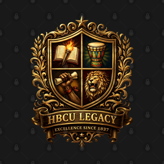 HBCU Legacy Crest – Excellence Since 1837 by UrbanLifeApparel