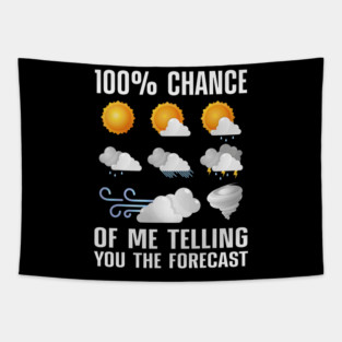S52 Meteorology Meteorologist Meteorological Weather Forecast Forecasting (76) Tapestry