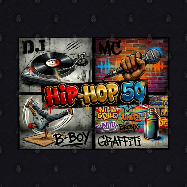 Hip-Hop 50 – The Four Elements Anniversary Tribute by UrbanLifeApparel