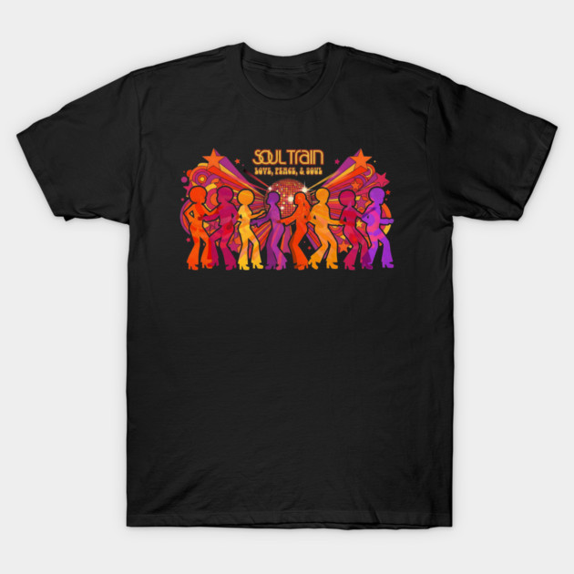 Soul Train – Love, Peace, & Soul Tribute T-Shirt by UrbanLifeApparel