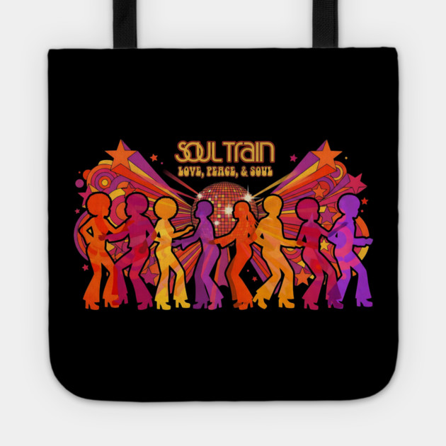 Soul Train – Love, Peace, & Soul Tribute Tote by UrbanLifeApparel