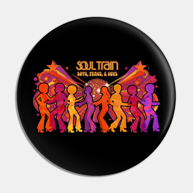 Soul Train – Love, Peace, & Soul Tribute Pin by UrbanLifeApparel