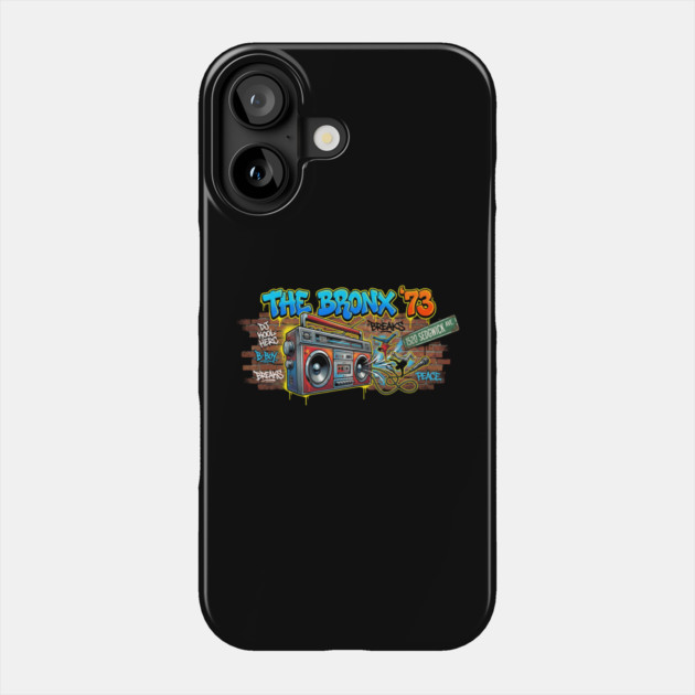 The Birth of Hip Hop – The Bronx ’73 & 1520 Sedgwick Ave Phone Case by UrbanLifeApparel