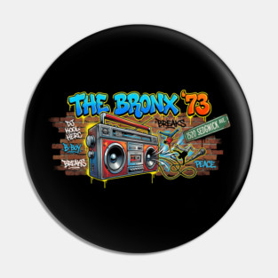 The Birth of Hip Hop – The Bronx ’73 & 1520 Sedgwick Ave Pin