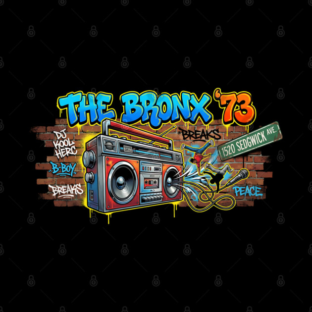 The Birth of Hip Hop – The Bronx ’73 & 1520 Sedgwick Ave by UrbanLifeApparel
