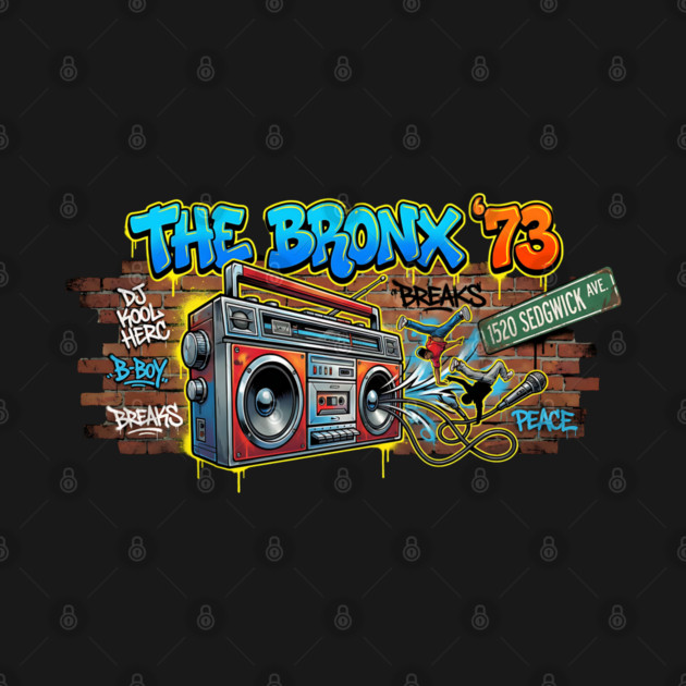 The Birth of Hip Hop – The Bronx ’73 & 1520 Sedgwick Ave by UrbanLifeApparel