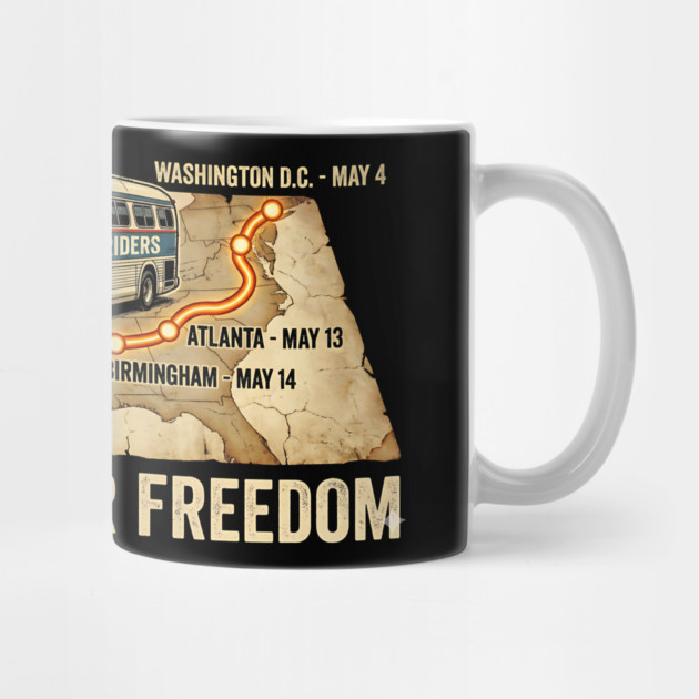 1961 Freedom Riders – Ride For Freedom Civil Rights Bus by UrbanLifeApparel