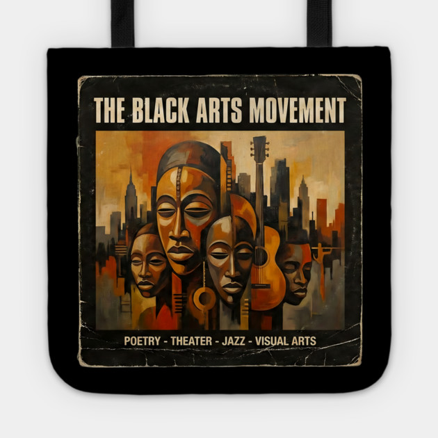 The Black Arts Movement – Poetry, Jazz & Visual Arts Tribute Tote by UrbanLifeApparel