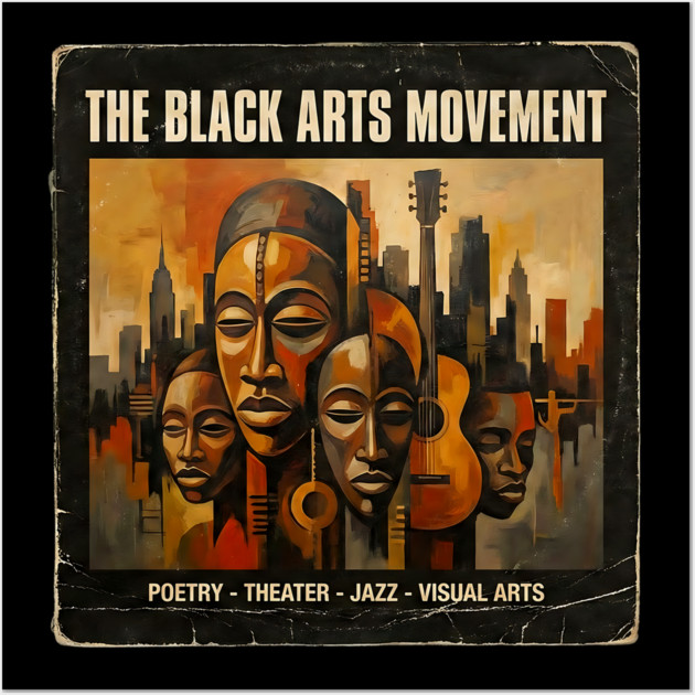 The Black Arts Movement – Poetry, Jazz & Visual Arts Tribute Wall Art by UrbanLifeApparel