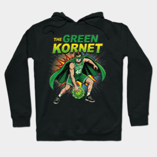 Luke Kornet - The Green Kornet - Celtics Basketball Hero Hoodie