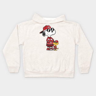 Snoopy Carolina Hurricanes Kids Hoodie