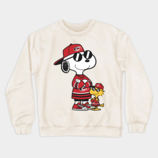 Snoopy Carolina Hurricanes Crewneck Sweatshirt