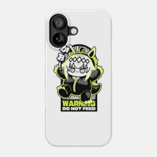 Oguri Cap Ogurizilla "WARNING: DO NOT FEED" Chibi Fanmade Fanart Phone Case