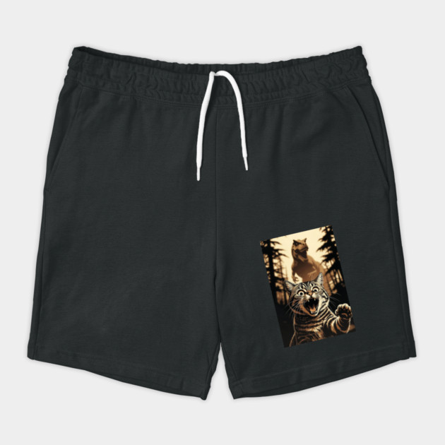 Cat Dinosaur Gift for Women, Men & Kids, Scared Cat Selfie with Dinosaur by Pixel Threads 