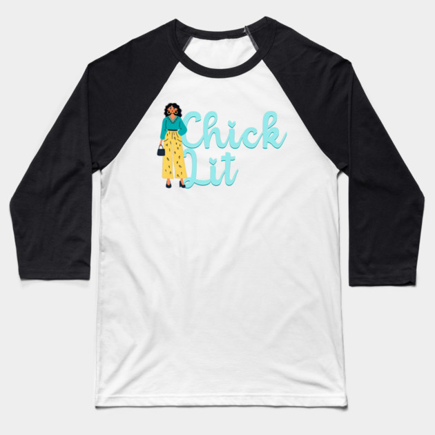 Chick Lit Genre Lovers Baseball T-Shirt by H. R. Sinclair