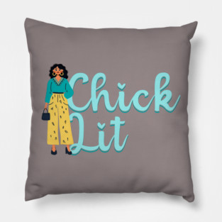 Chick Lit Genre Lovers Pillow
