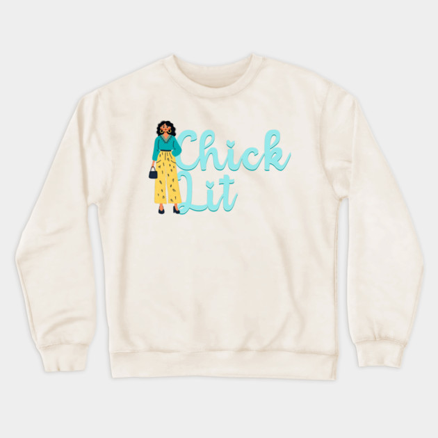Chick Lit Genre Lovers Crewneck Sweatshirt by H. R. Sinclair