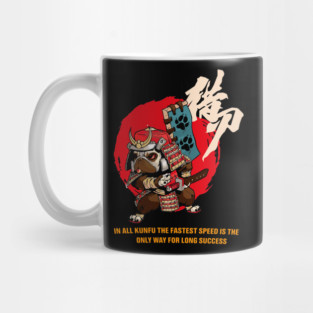 samurai with motivational quotes Mug