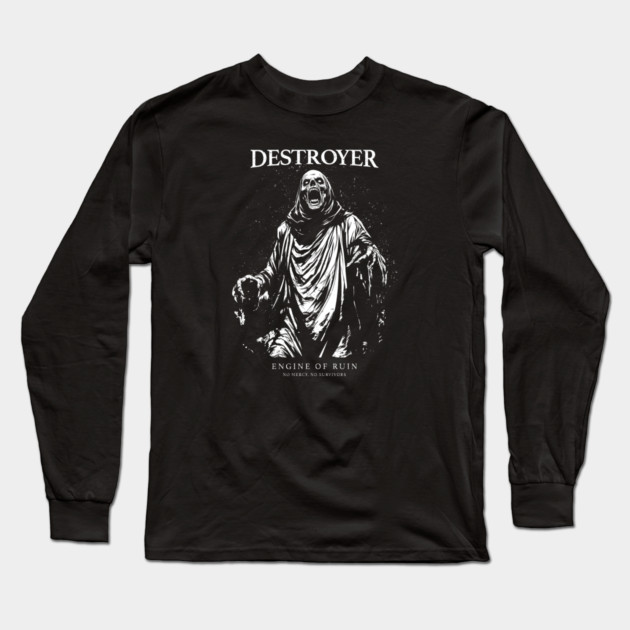 DESTROYER Long Sleeve T-Shirt by artslaves