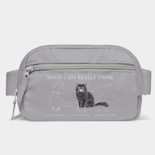 What Cats Really Think Isaac Newton Funny Cat Lover Bag