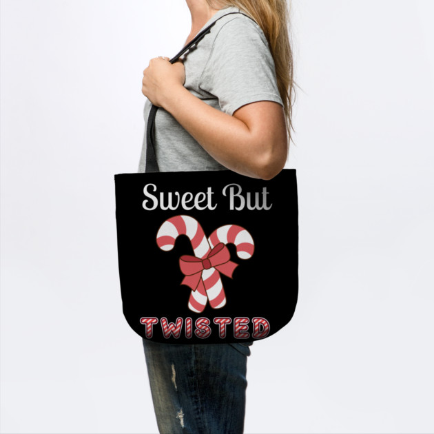 Sweet But Twisted Candy Cane by Creatifly Graphic Tees