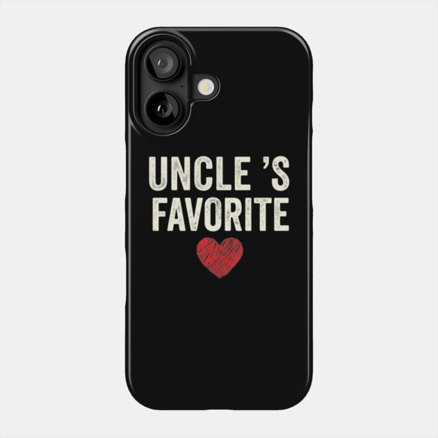 Uncle's Favorite Phone Case by ArtistTee ⭐⭐⭐⭐⭐