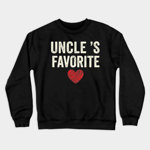 Uncle's Favorite Crewneck Sweatshirt by ArtistTee ⭐⭐⭐⭐⭐