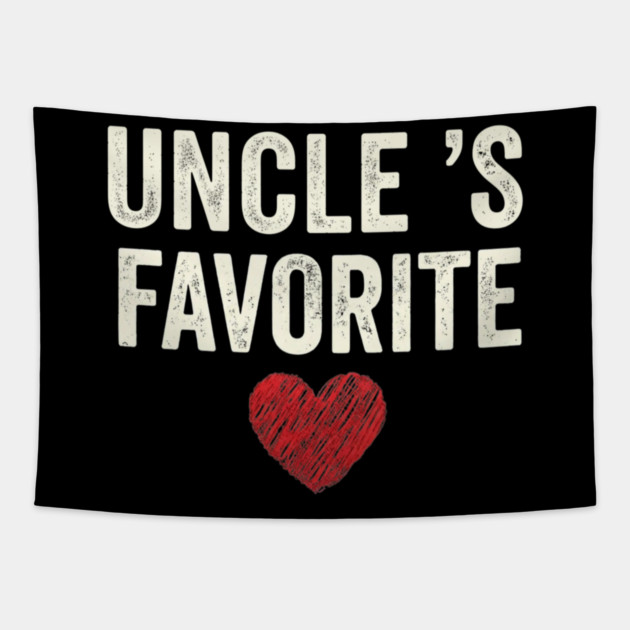 Uncle's Favorite Tapestry by ArtistTee ⭐⭐⭐⭐⭐