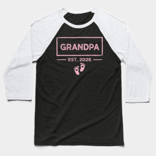 Grandpa Est. 2026 Expecting Father Baseball T-Shirt