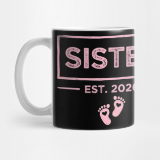 Sister Est. 2026 Pregnancy Announcement Mug